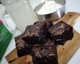 Foto langkah ke 8 dari resep Brownis panggang (fudgy brownies).