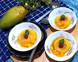 A picture of step 5 of Mango creme caramel pudding.