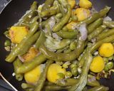 Foto del paso 7 de la receta: Salteado🧅de habichuelas🥘y arvejas🫛🧄🍠