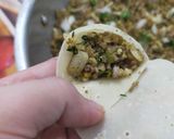 A picture of step 3 of Beef mince samosa.
