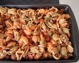Foto do passo 4 de Macarrão concha com chouriços e cogumelos
