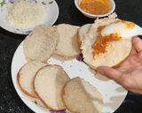 A picture of step 8 of Aloo tikki burger.