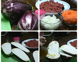 Foto del paso 1 de la receta: Berenjena rellena de carne picada