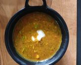 A picture of step 4 of Langar wali Dal.