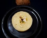 A picture of step 6 of Coconut Halwa.
