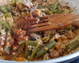Foto del paso 8 de la receta: Arroz con Cordero, Judías Verdes y Champiñones