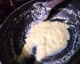 A picture of step 2 of Kaju milk peda.