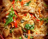 Foto langkah ke 9 dari resep Japchae with Beef Korean Noodle,aka Soun Ala Korea pake Vermiceli aja.