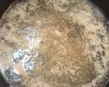 A picture of step 3 of Tapioca+beans cake.