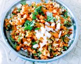 A picture of step 3 of All time favourite healthy nutritious chana dal vegetable Chilla.
