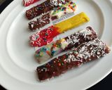 A picture of step 10 of Chocolate covered Cookie sticks.