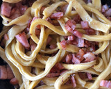 Foto del paso 5 de la receta: Tagliatelle alla carbonara (Tallarines a la carbonara)