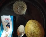 A picture of step 1 of 5 min Wood apple milk shake.