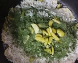 A picture of step 4 of Polo shevid with chicken.