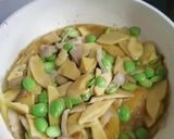 รูปขั้นตอนการทำที่ 2 ของ ผัดน้ำพริกกะปิหน่อไม้ สะตอ หมูสามชั้น