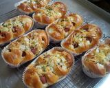Foto langkah ke 6 dari resep Roti Sosis Sapi Empuk sampai 3 hari,kesukaan kita ;) - Sausage hotdog bun.