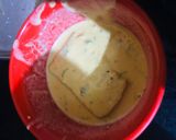 A picture of step 3 of Bread Pakoda.