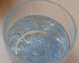 A picture of step 1 of Apricot Cucumber Cooler with Chia Coconut Water.