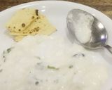 A picture of step 1 of Curd Rice.