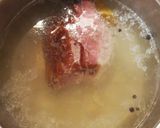 Kolbászos fejtett bableves galuskával recept fázis 1 fotója