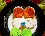 A picture of step 4 of Tricolour Bread ki Rasmalai.