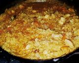 Foto del paso 3 de la receta: Arroz Con Pollo A La Sidra En Tierra