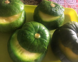 Foto del paso 2 de la receta: ZAPALLITOS RELLENOS (con su pulpa) 🤩😋🎊🥰🤗👏🫑🥬🌶🍆🍅🥔🥕🥦🥒🥑🤗🤩