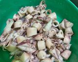Foto langkah ke 4 dari resep Sambal Cumi Cabe Hijau.