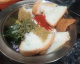 A picture of step 1 of Aloo palak paneer cutlets.