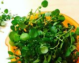Hình bước làm 1 của món Salát Bò và Cải Xoong