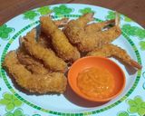 Foto langkah ke 6 dari resep Udang Goreng Tempura.