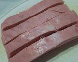 Foto del paso 1 de la receta: Tarta de jamón a los 4 quesos (para 2 tartas)