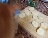 Foto del paso 1 de la receta: Salmón a la plancha con patatas sazonadas al horno