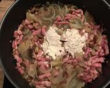 Une image de l'étape 6 de Pâtes Carbonara - Bacon et Champignons.