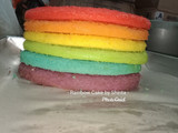 Rainbow Cake syuper menul anti gagal by Shinta