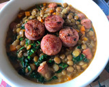 Foto del paso 8 de la receta: Lentejas con chorizo y espinacas