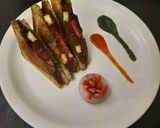 A picture of step 11 of Bombay Beetroot Masala (BBM)Sandwich with Paneer.