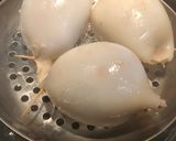 Hình bước làm 3 của món Mực dồn thịt hấp