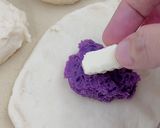 Foto langkah ke 8 dari resep Bakpao Isi Ubi Ungu Keju (No Mixer) 🍠🧀.