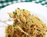 Φωτογραφία βήματος 7 της συνταγής Spaghetti aglio e olio (αυθεντική συνταγή)
