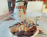 Φωτογραφία βήματος 11 της συνταγής Gingerbread cookies με επικάλυψη σοκολάτα και maple syrup frosting