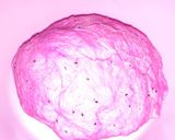 Foto langkah ke 2 dari resep Donat Buah Naga eggless.