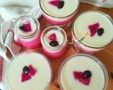Foto langkah ke 6 dari resep Puding Vla Susu Buah Naga.