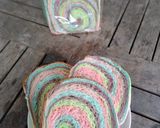 Foto langkah ke 10 dari resep ROTi TAWAR SUSU RAINBOW.