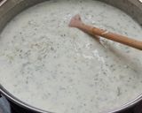 Tökfőzelék sült debreceni kolbászkarikákkal recept fázis 5 fotója