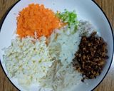 Hình bước làm 1 của món Chả trứng hấp