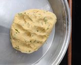 A picture of step 8 of Sarson ka saag Makki di roti.