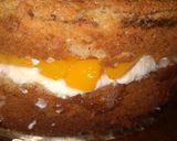 Foto del paso 1 de la receta: Torta de crema y duraznos para Luna !!!🍊🍊