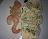 Foto del paso 4 de la receta Bacalao con gambas y mayonesa gratinado