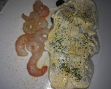 Foto del paso 4 de la receta: Bacalao con gambas y mayonesa gratinado